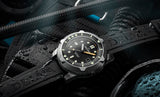 DELMA Quattro 44mm Black Dial Men's Watch 41701.744.6.031
