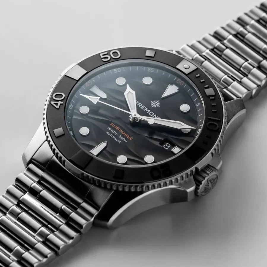 Bremont Supermarine 500M 43mm Black Dial Men's Watch SM43-DT-SS-BK-B