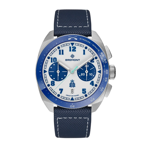 Bremont Terra Nova Henley Royal Regatta Chronograph 42.5mm White Dial Men's Watch TN42-CHR-SS-HRR-L-S