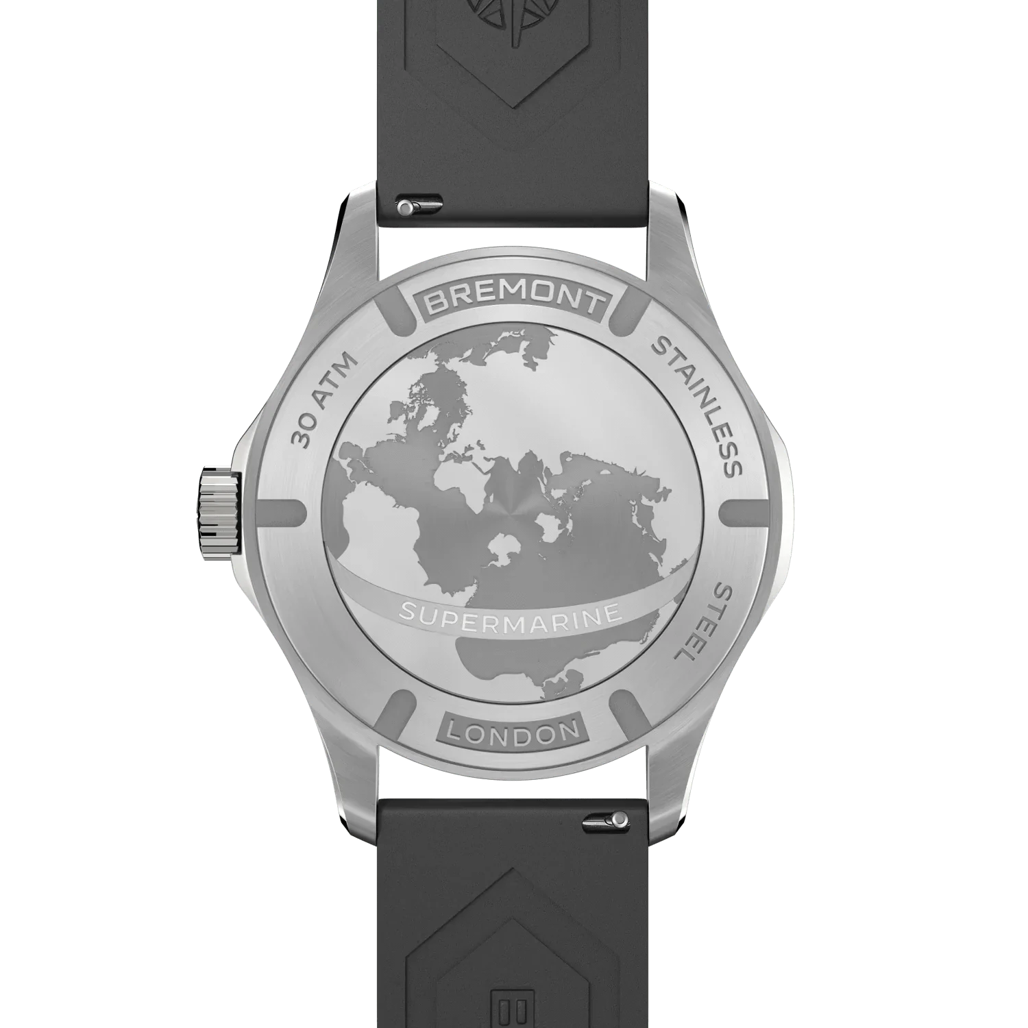 Bremont Supermarine 300M Date 40mm Black Dial Men's Watch SM40-DT-SS-BK-R-S