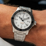 Bremont Supermarine 500M 43mm Polar White Dial Men's Watch SM43-DT-SS-WH-B