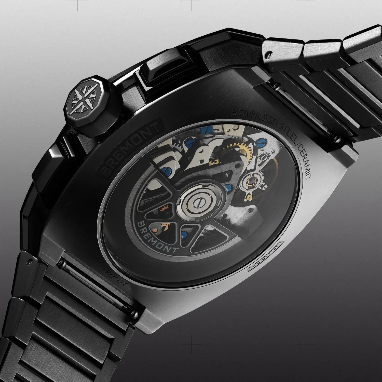 Bremont Supernova Chronograph 41mm Black Dial Men's Watch SN41-CHR-SS-BK-B