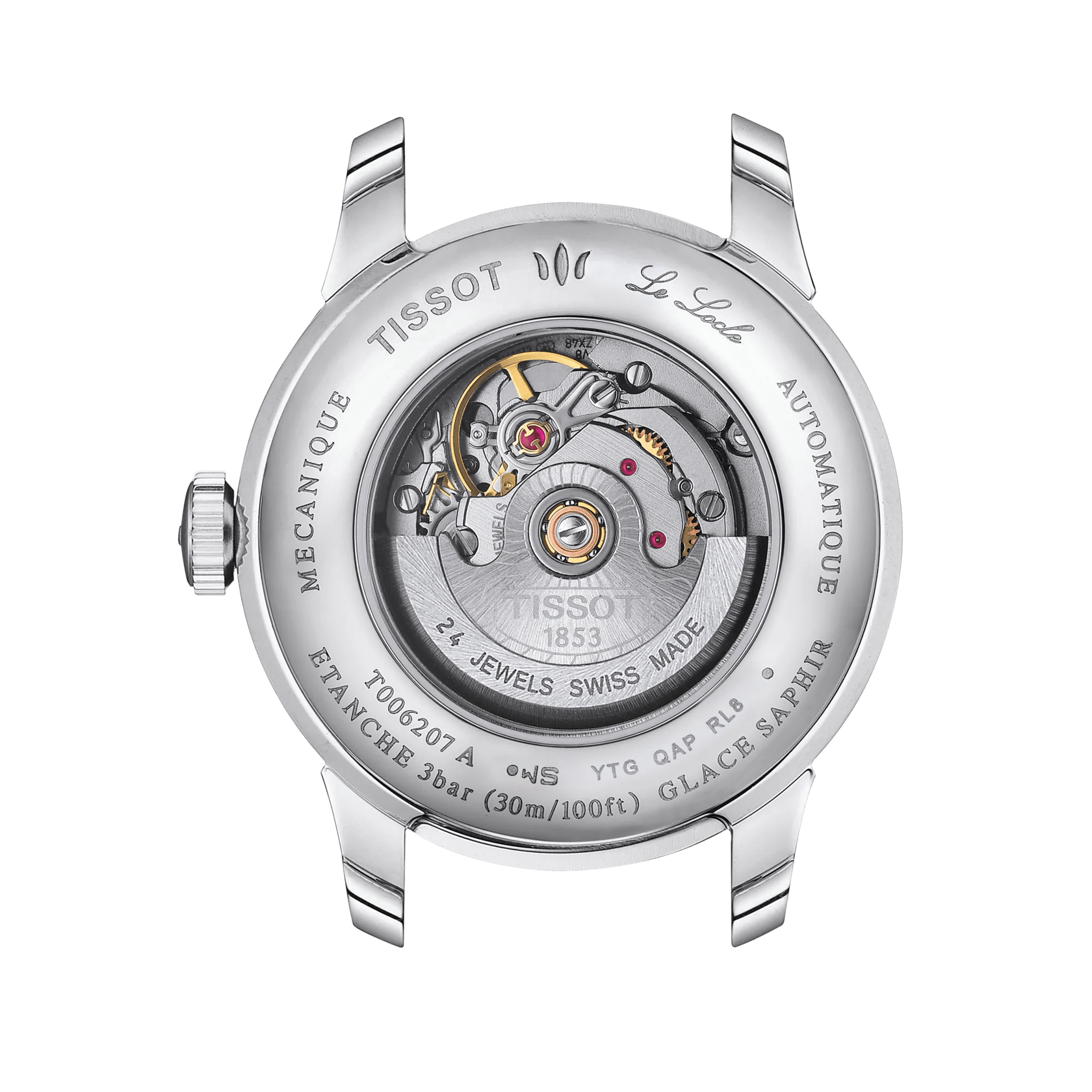 Tissot Le Locle Automatic 29mm Green Dial Diamonds Women's Watch T0062071109600