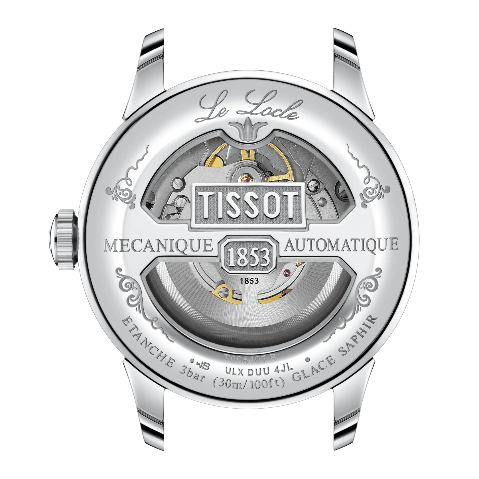 Tissot Le Locle Powermatic 80 39.3mm Green Dial Men's Watch T0064071109300