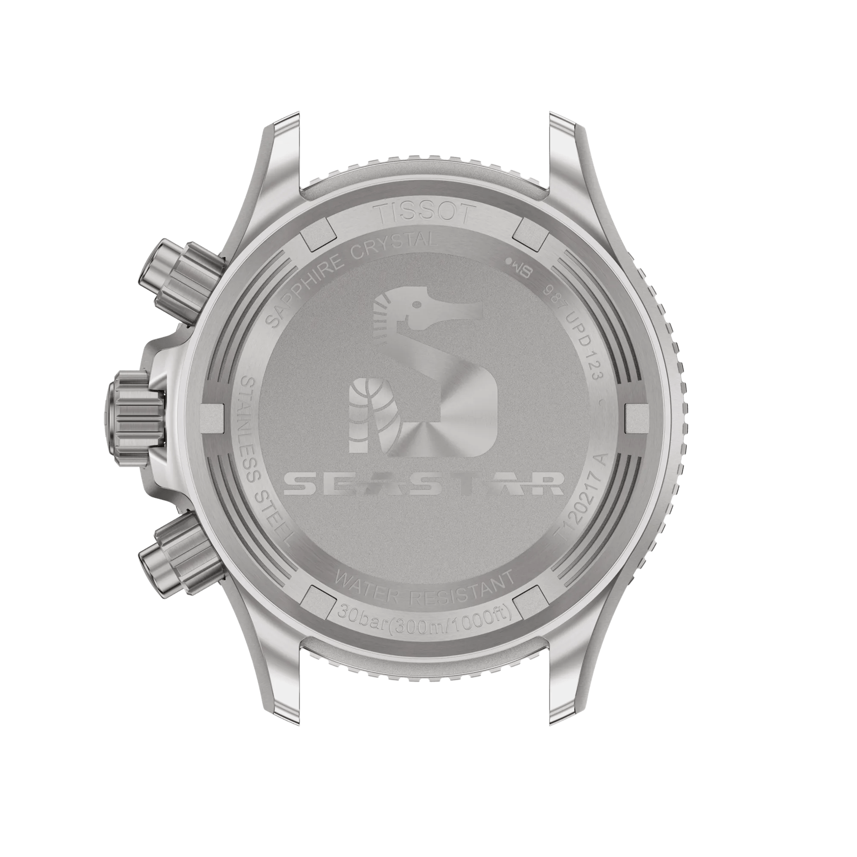 Tissot Seastar 1000 Quartz Chronograph 38mm Grey-Black Dial Men's Watch T1202171106100