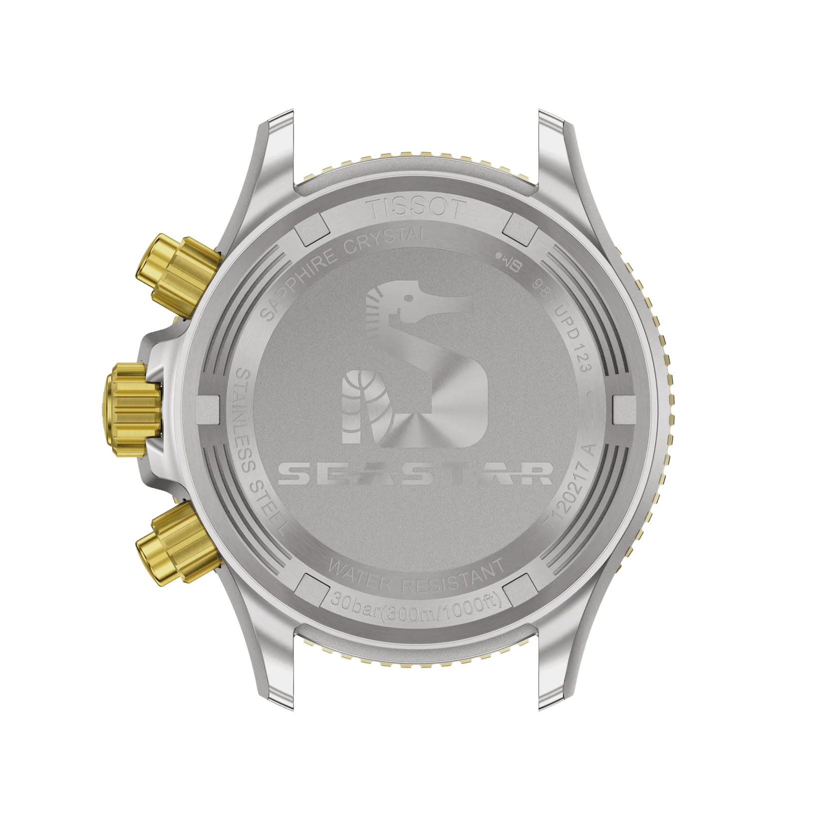 Tissot Seastar 1000 Quartz Chronograph 38mm Grey-Black Dial Men's Watch T1202172206100