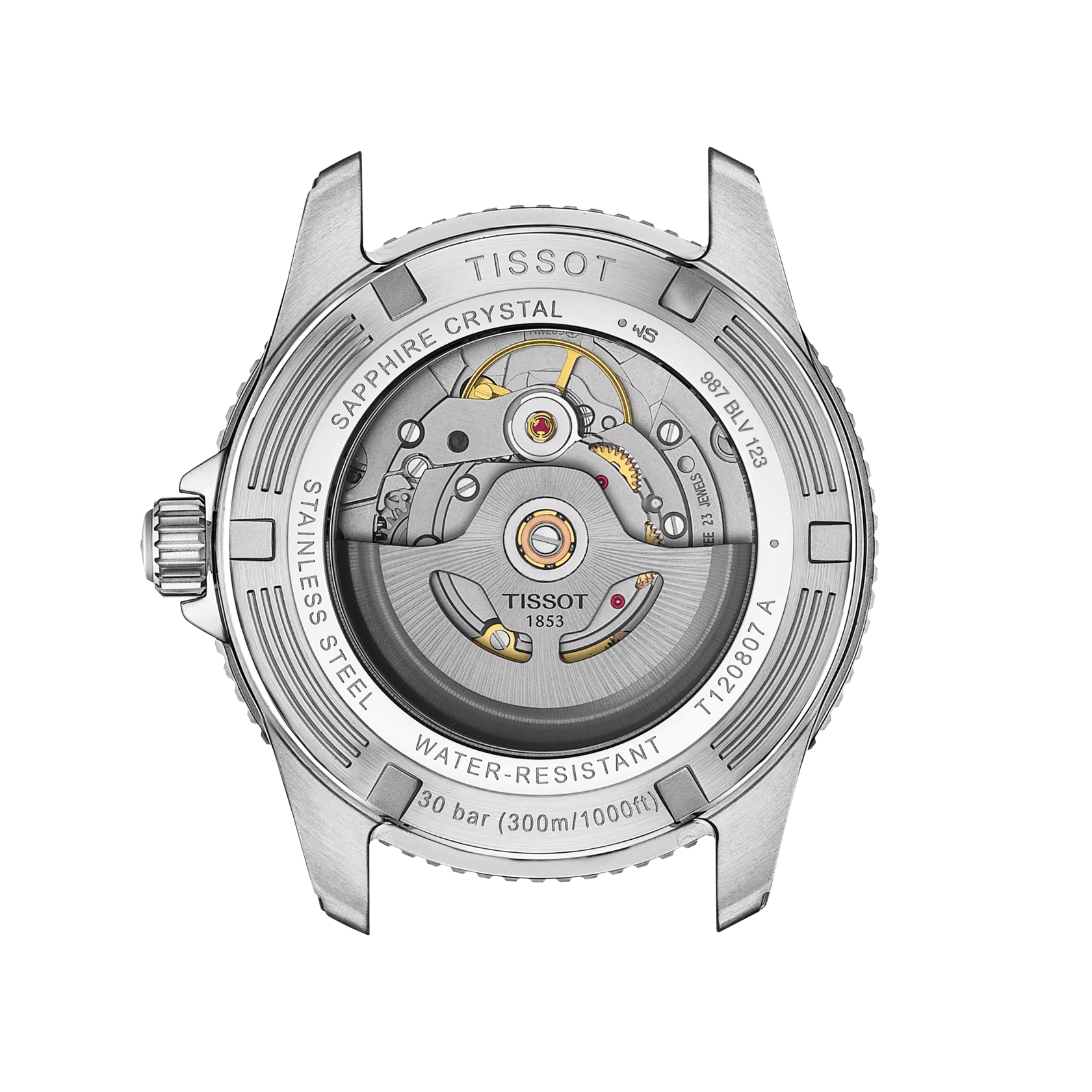 Tissot Seastar 1000 Powermatic 80 40mm Two-Tone Men's Watch T1208072205101