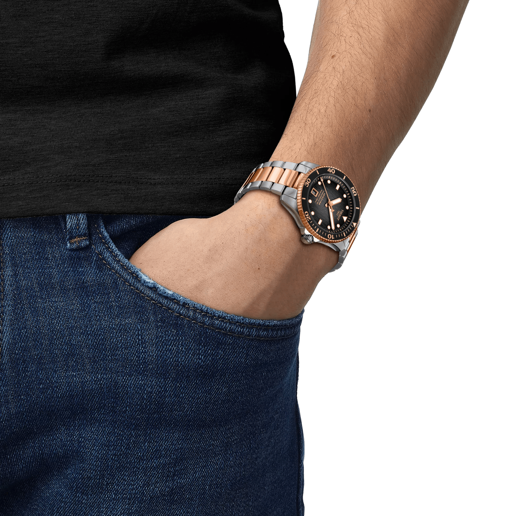 Tissot Seastar 1000 Powermatic 80 40mm Two-Tone Men's Watch T1208072205101