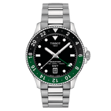 Tissot Seastar 1000 40mm Quartz GMT Black-Green Men's Watch T1208521105100