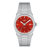 Tissot PRX 35mm Red Dial Stainless Steel Women's Watch T1372101142100