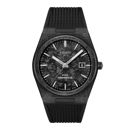 Tissot PRX Powermatic 80 Forged Carbon 40mm Men's Watch T1379079720100