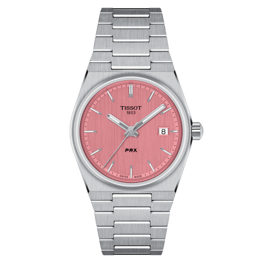 Tissot PRX 35mm Pink Dial Stainless Steel Women's Watch T1372101133100