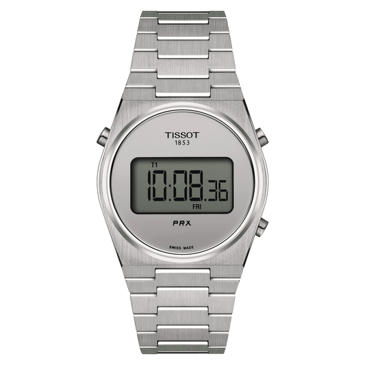 Tissot PRX Digital 35mm Silver Dial Steel Unisex Watch T1372631103000
