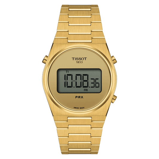Tissot PRX Digital 35mm Yellow Gold PVD Unisex Watch T1372633302000