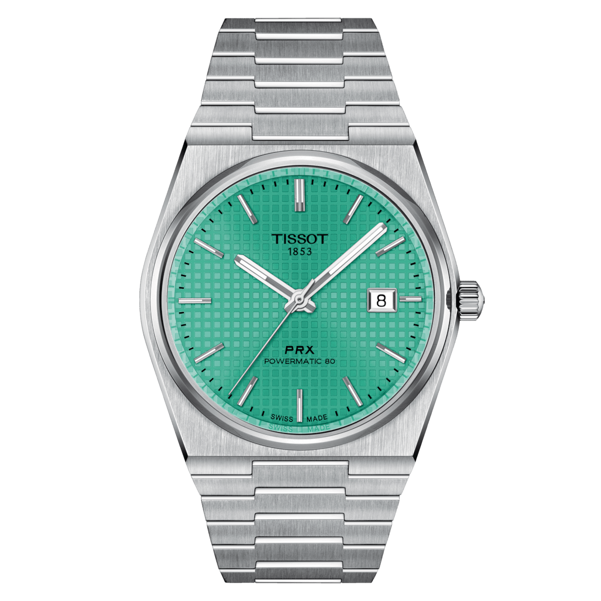 Tissot PRX Powermatic 80 Light Green 40mm Men's Watch T1374071109101