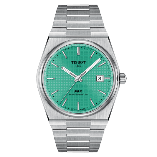 Tissot PRX Powermatic 80 Light Green 40mm Men's Watch T1374071109101