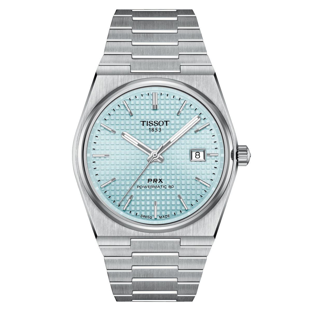 Tissot PRX Powermatic 80 Ice Blue 40mm Men's Watch T1374071135100