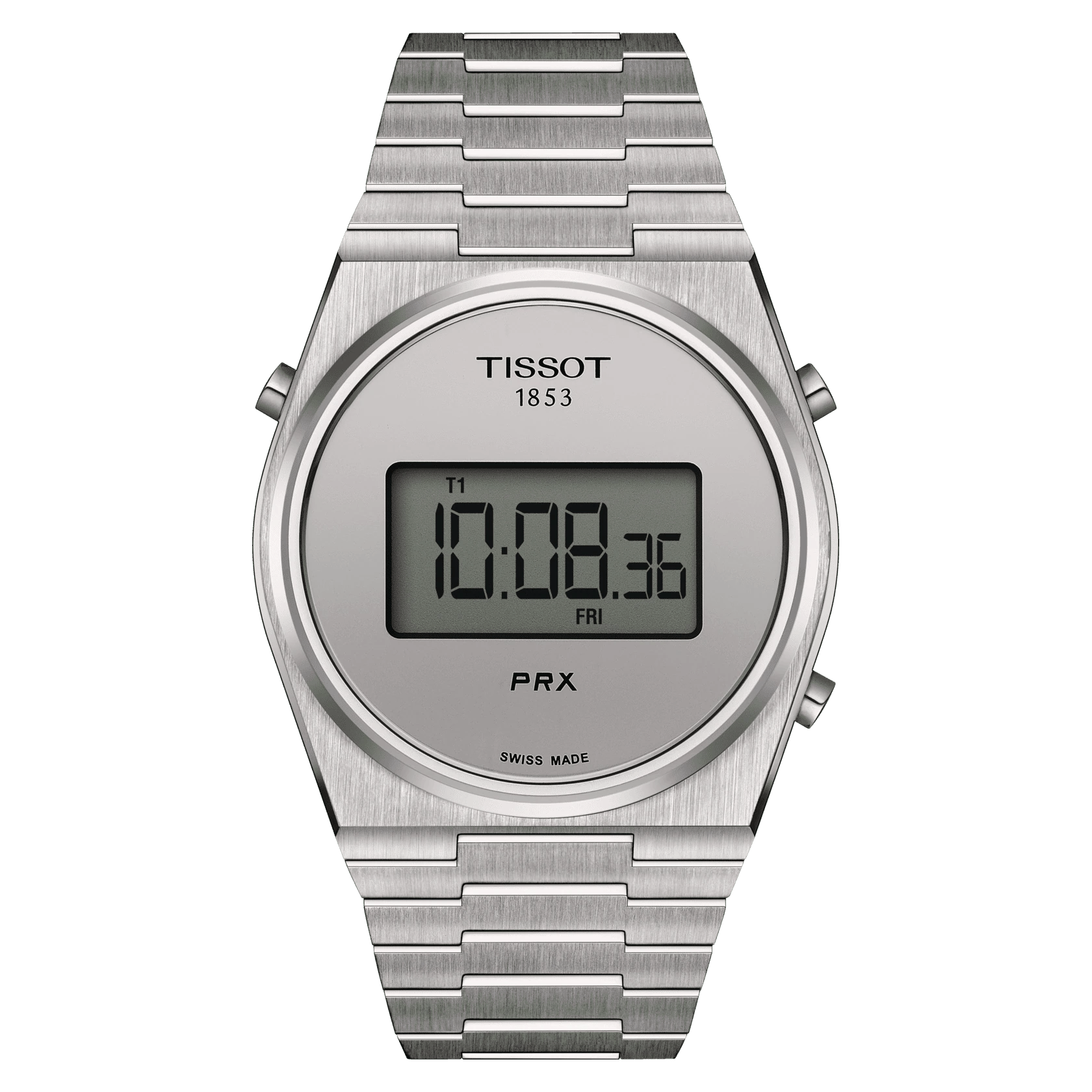 Tissot PRX Digital 40mm Silver Dial Steel Men's Watch T1374631103000