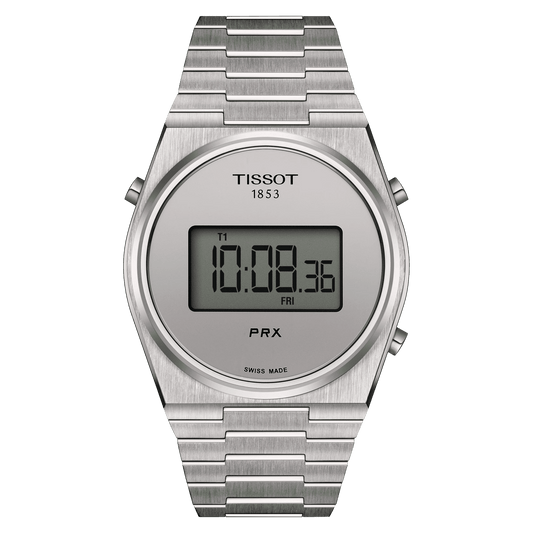 Tissot PRX Digital 40mm Silver Dial Steel Men's Watch T1374631103000