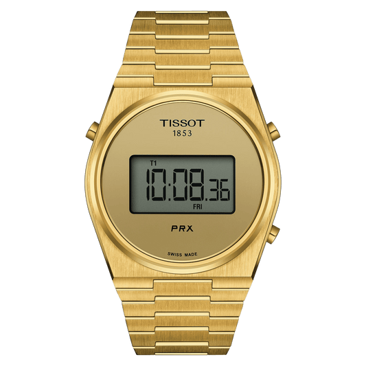 Tissot PRX Digital 40mm Yellow Gold PVD Men's Watch T1374633302000
