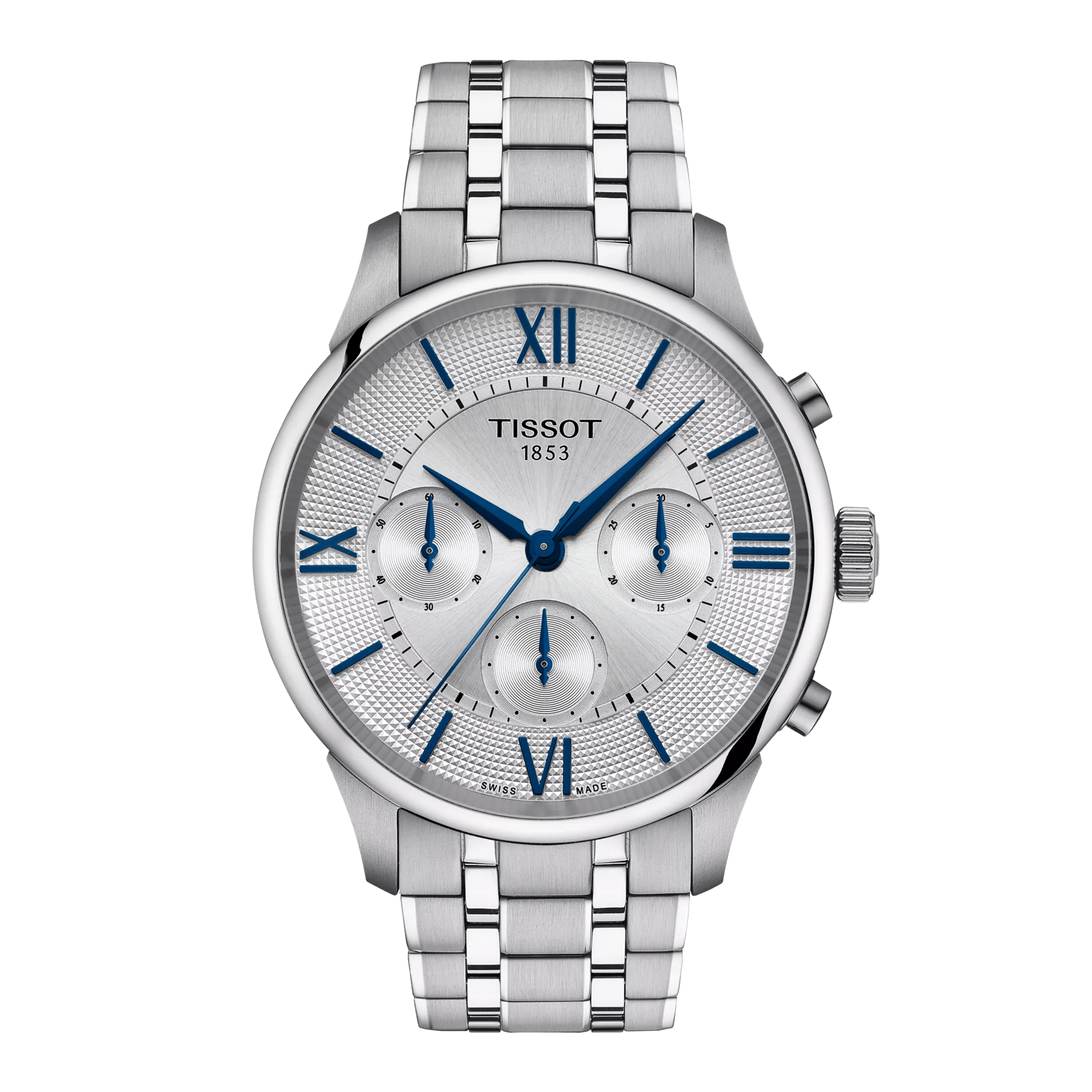 Tissot Chemin Des Tourelles 42mm Chronograph Steel Men's Watch T1394621103800