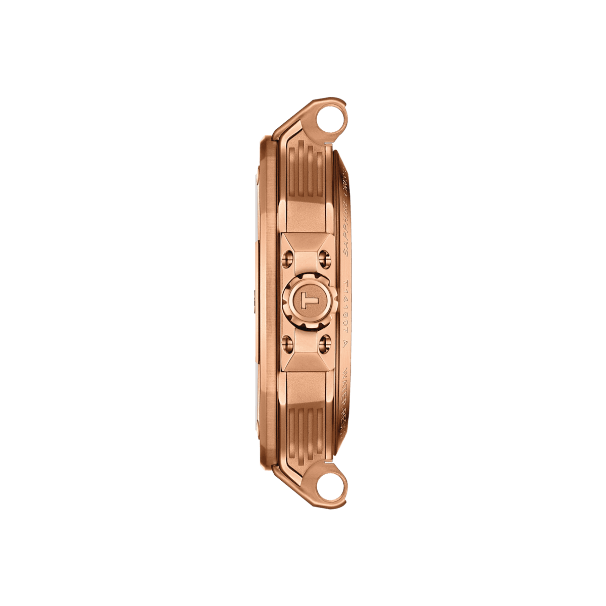 Tissot T-RACE 41mm Powermatic 80 Rose Gold PVD Men's Watch T1418073705100