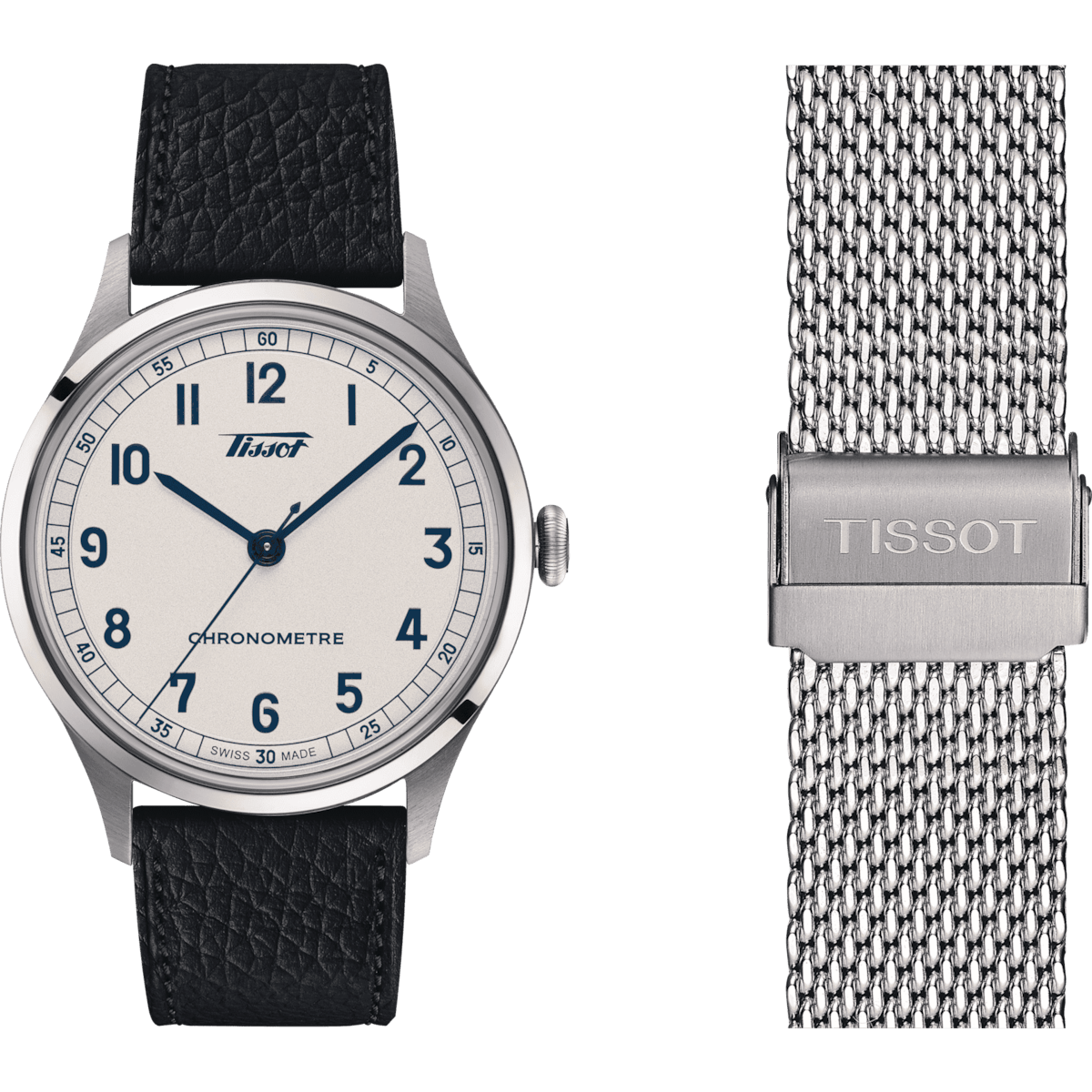 Tissot Heritage 1938 39mm Automatic COSC Blue Men's Watch T1424641603200