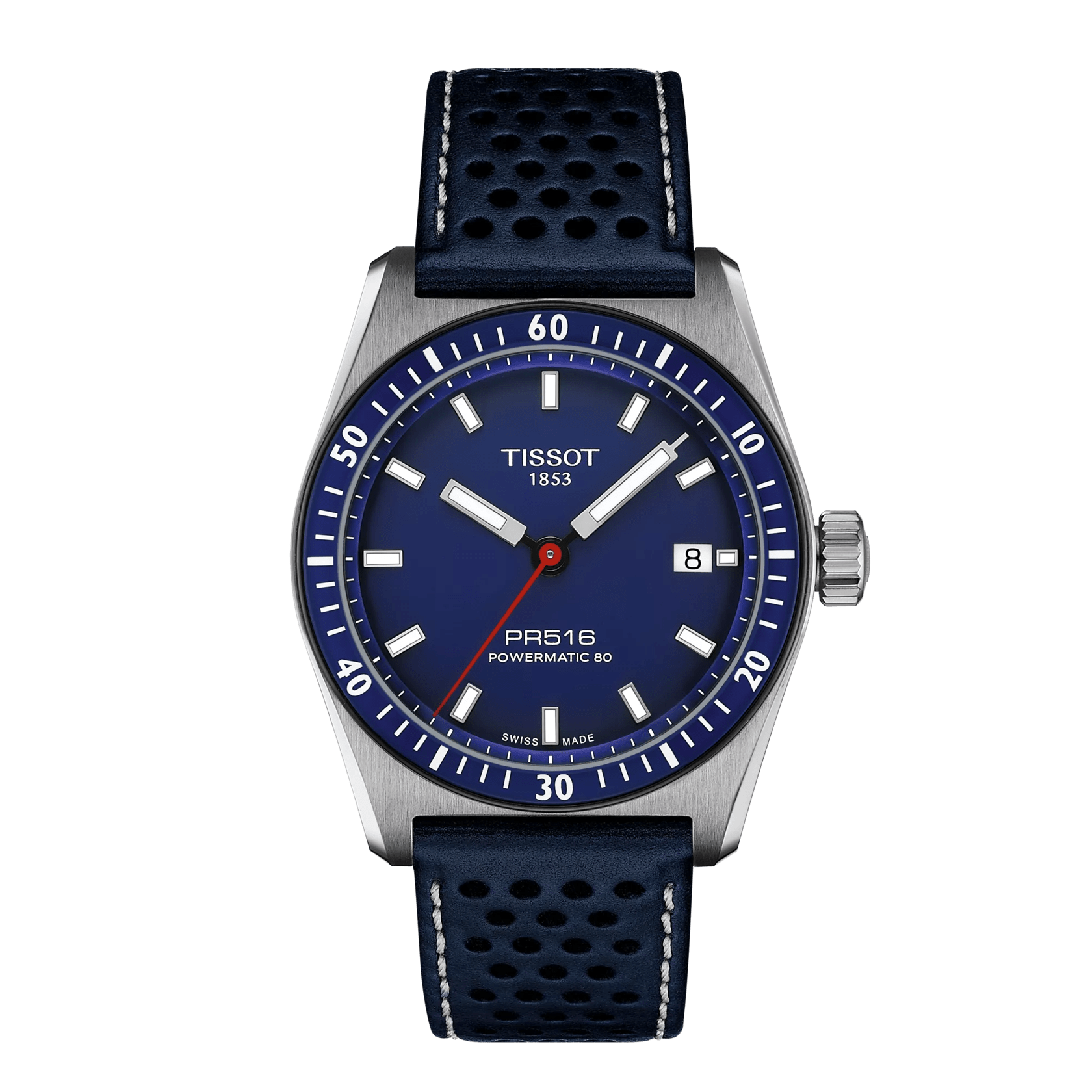 Tissot PR516 Powermatic 80 38mm Blue Men's Watch T1494071604100