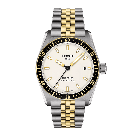 Tissot PR516 Powermatic 80 38mm Two-Tone Men's Watch T1494072201100
