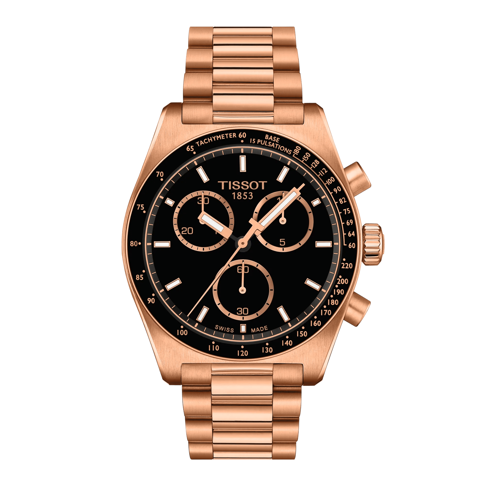 Tissot PR516 Chronograph Quartz 40mm Rose Gold Men's Watch T1494173305100