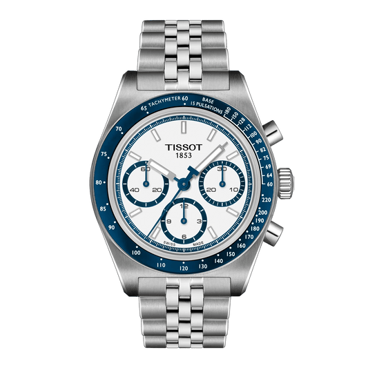 Tissot PR516 Automatic Chronograph 41mm Blue-White Men's Watch T1494621101100