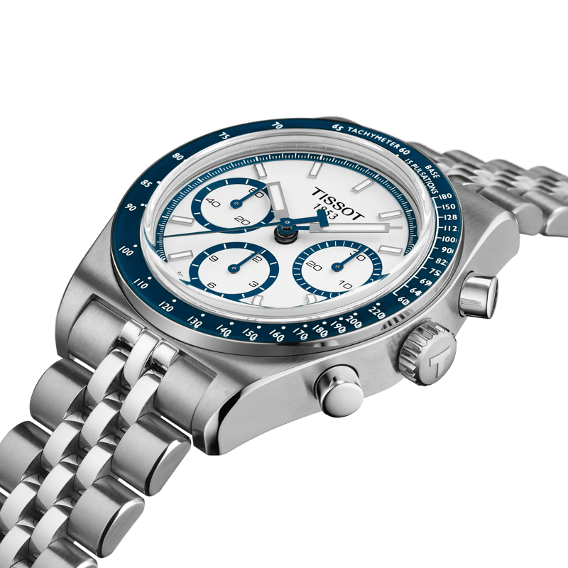 Tissot PR516 Automatic Chronograph 41mm Blue-White Men's Watch T1494621101100