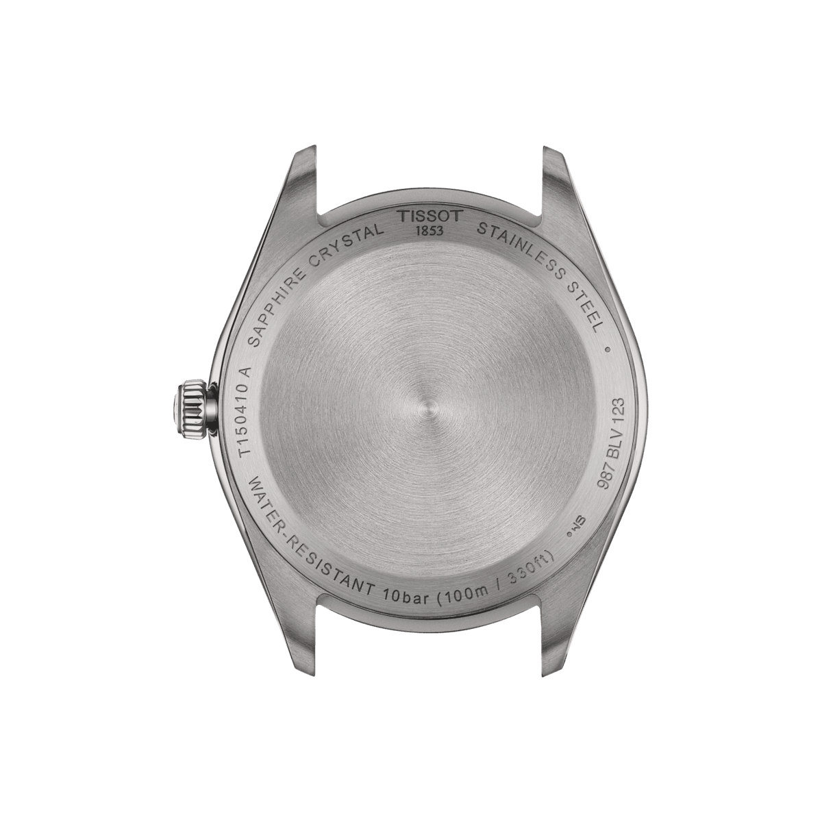 Tissot PR 100 40mm Silver Dial Leather Men's Watch T1504101603100
