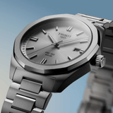 Tissot PRC 100 Solar 39mm Silver Dial Men's Watch T1514221103100