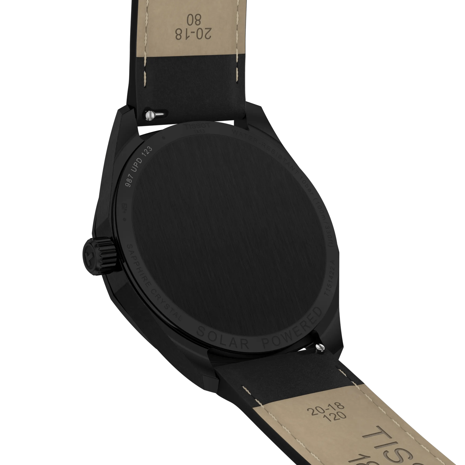 Tissot PRC 100 Solar 39mm Black Dial Men's Watch T1514223605100