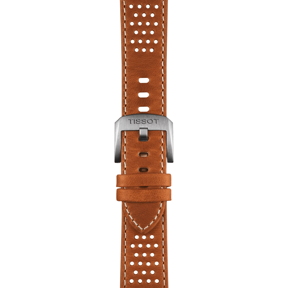 Tissot PR516 Powermatic 80 38mm Light Brown Strap Men's Watch T1494071605100