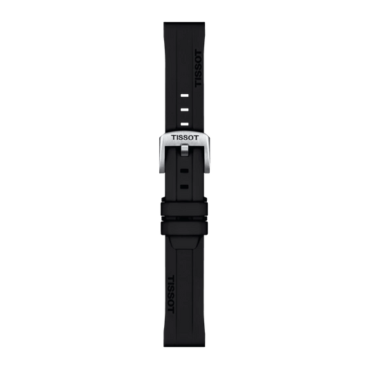 Tissot Black Silicone Rubber Strap 18mm T852047455