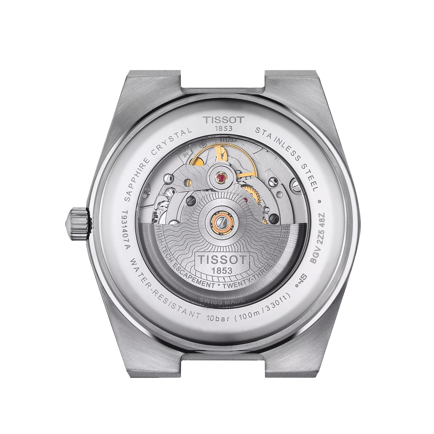 Tissot PRX Powermatic 80 40mm 18K Gold Bezel Men's Watch T9314074103101