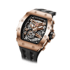 Tsar Bomba Elemental Skeleton 43mm Black Skeleton Dial Men's Watch TB8208A-46