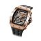 Tsar Bomba Elemental Skeleton 43mm Black Skeleton Dial Men's Watch TB8208A-46