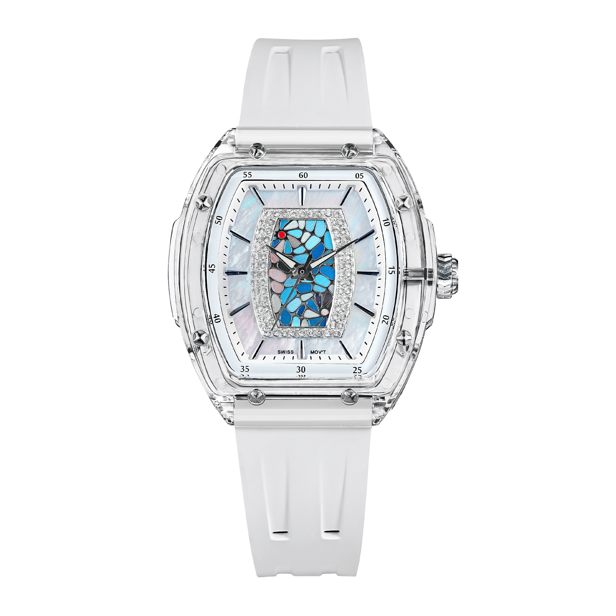 Tsar Bomba Nucleus Femme 35mm White Dial Women's Watch TB8219L-03