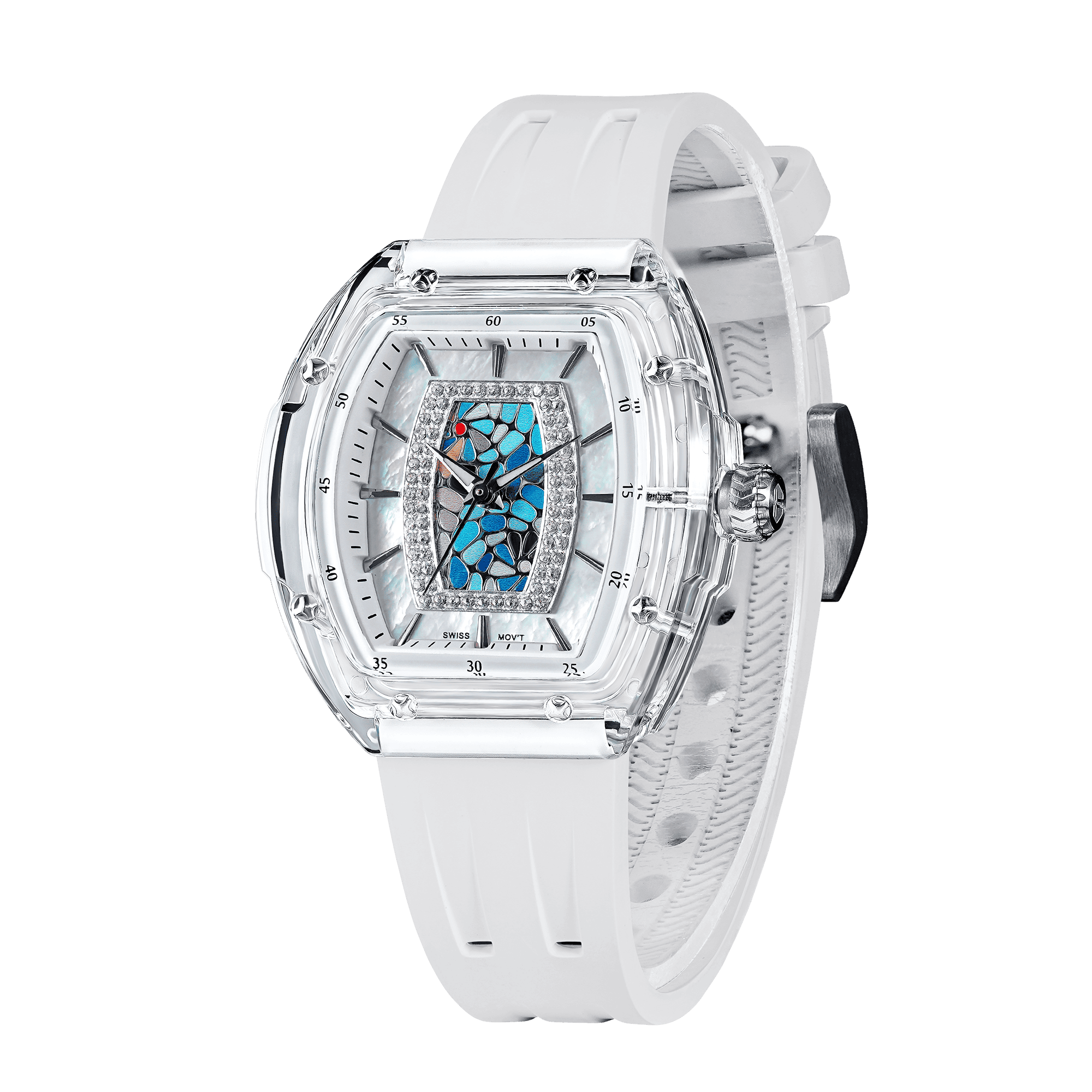Tsar Bomba Nucleus Femme 35mm White Dial Women's Watch TB8219L-03