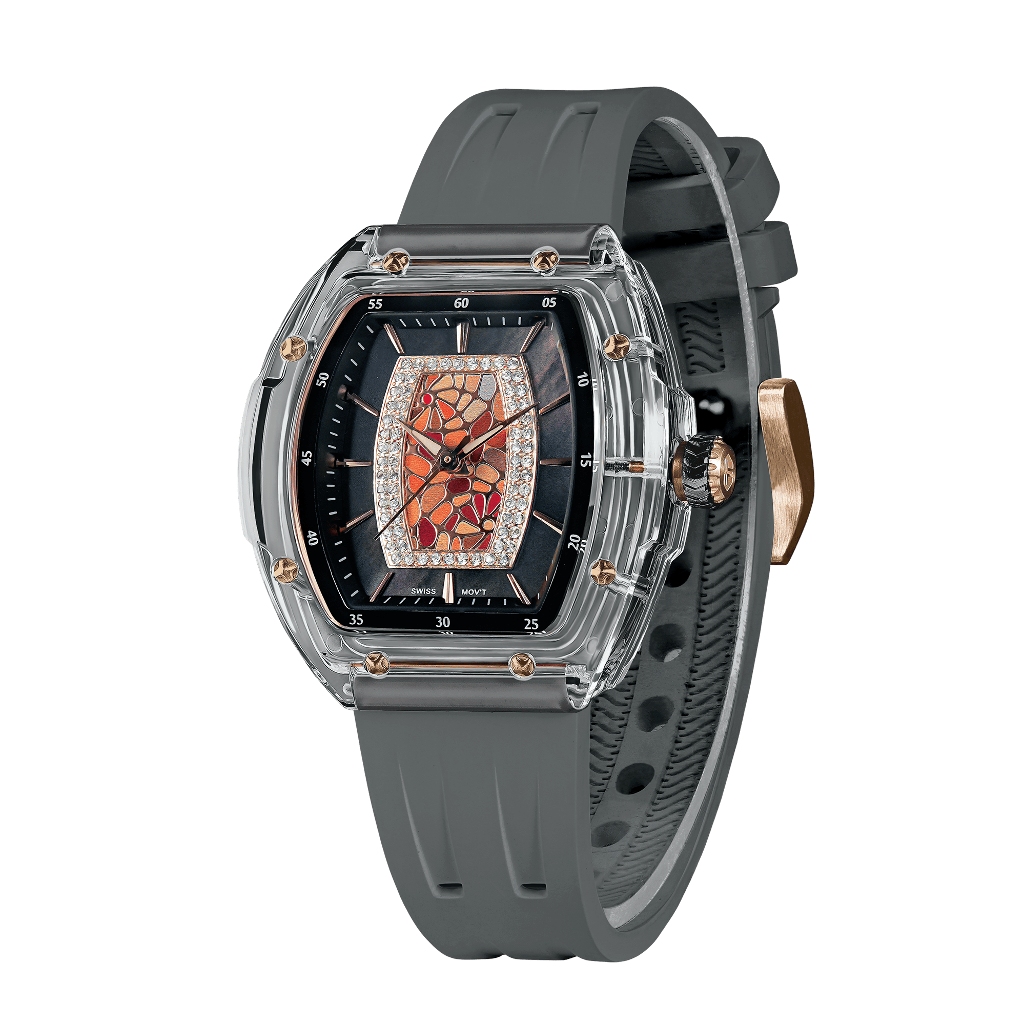 Tsar Bomba Nucleus Femme 35mm White Dial Women's Watch TB8219L-06