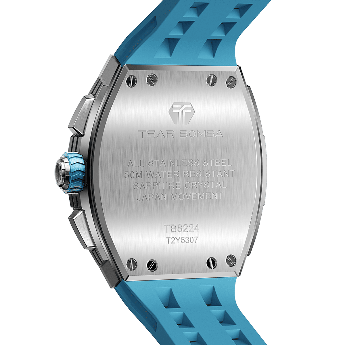 Tsar Bomba Elemental 45mm Light Blue Dial Men's Watch TB8224Q-05