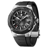 Tsar Bomba Electron Carbon-X II 45mm Black Carbon Fiber Dial Men's Watch TB8230-01