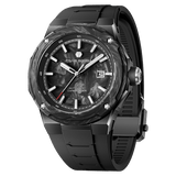 Tsar Bomba Electron Carbon-X II 45mm Black Carbon Fiber Dial Men's Watch TB8230-02