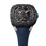 Tsar Bomba Dark Matter 5 43mm Blue Skeleton Dial Men's Watch TB8605-02