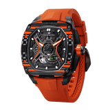 Tsar Bomba Dark Matter 5 43mm Orange Skeleton Dial Men's Watch TB8605-03
