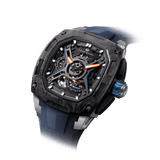 Tsar Bomba Dark Matter 5 43mm Blue Skeleton Dial Men's Watch TB8605-02