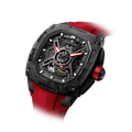Tsar Bomba Dark Matter 5 43mm Red Skeleton Dial Men's Watch TB8605-01
